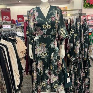 Floral Maxi Dress with Puff Sleeves